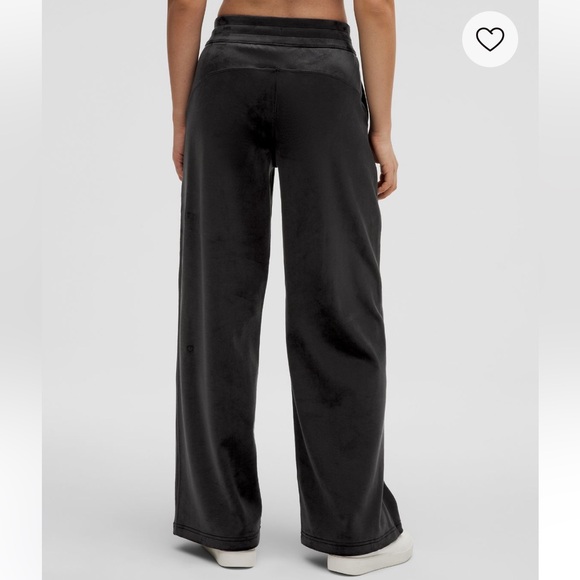 Lululemon Velvet Black Wide-Leg Pants - Picture 2 of 9